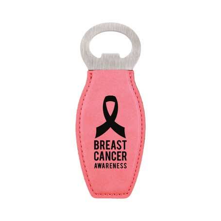 CM333PK - Leatherette Bottle Opener, Pink