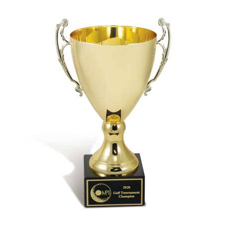 CM401CG - Metal Trophy Cup - Large, Gold
