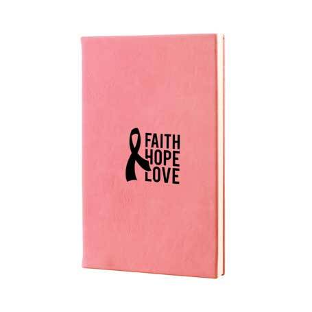 CM415PK - Leatherette Journal, Pink