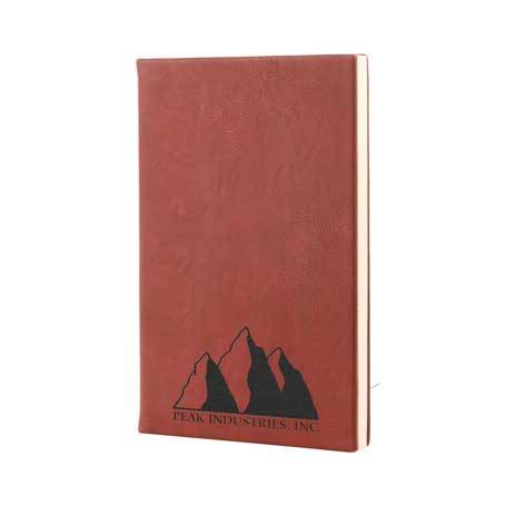 CM415RS - Leatherette Journal, Rustic Brown