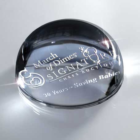 G0617 - Glass Domed Paperweight