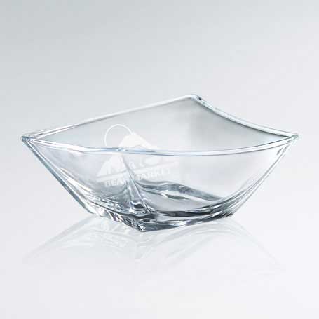 G0823A - Artistic Skewed Glass Bowl - Small
