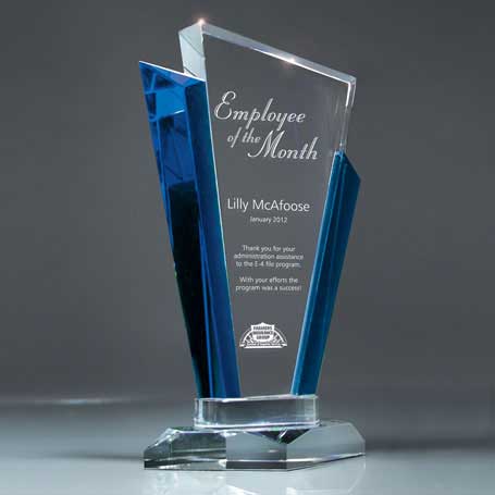 GI561A - Optic Crystal Palace Award - Medium