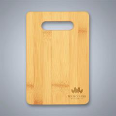 Bamboo Cutting Board with Handle Cutout