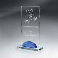 Optic Crystal Gemstone Award