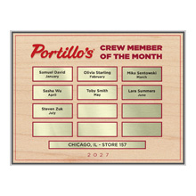 Metallic Window Perpetual, 10x13
 12 Names Openings