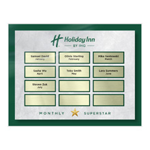 Metallic Window Perpetual, 10x13
 12 Names Openings