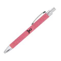 Leatherette Pen, Pink