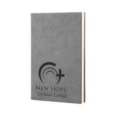 Leatherette Journal, Gray