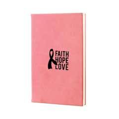 Leatherette Journal, Pink