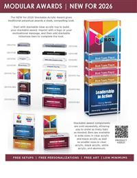 Modular Stackable Award